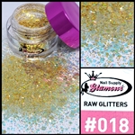 Glamour RAW GLITTER # 018 ( Jar 7g )