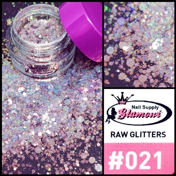 Glamour RAW GLITTER # 021 ( Jar 7g )