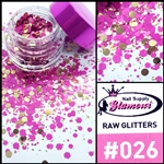 Glamour RAW GLITTER # 026 ( Jar 7g )