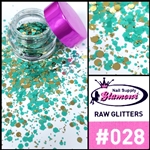 Glamour RAW GLITTER # 028 ( Jar 7g )