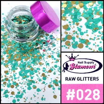 Glamour RAW GLITTER # 028 ( Jar 7g )