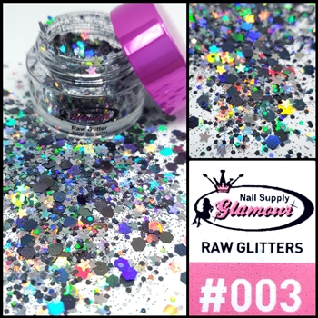 Glamour RAW GLITTER # 003 ( Jar 7g )