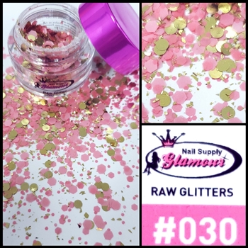 Glamour RAW GLITTER # 030 ( Jar 7g )