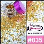 Glamour RAW GLITTER # 035 ( Jar 7g )