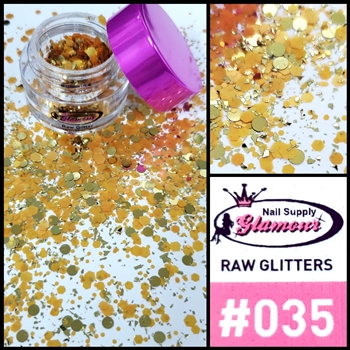 Glamour RAW GLITTER # 035 ( Jar 7g )
