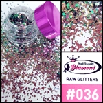 Glamour RAW GLITTER # 036 ( Jar 7g )