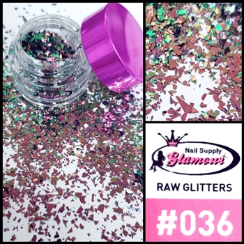 Glamour RAW GLITTER # 036 ( Jar 7g )