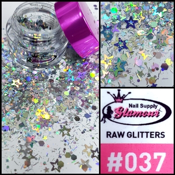 Glamour RAW GLITTER # 037 ( Jar 7g )