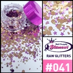 Glamour RAW GLITTER # 041 ( Jar 7g )
