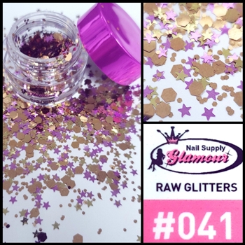 Glamour RAW GLITTER # 041 ( Jar 7g )