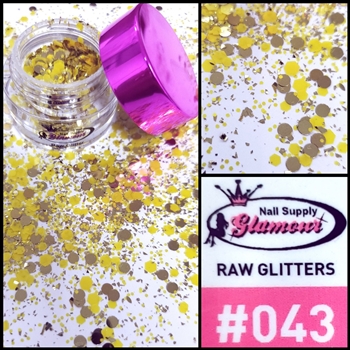 Glamour RAW GLITTER # 043 ( Jar 7g )