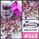 Glamour RAW GLITTER # 045 ( Jar 7g )