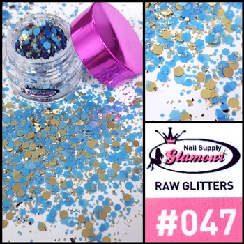 Glamour RAW GLITTER # 047 ( Jar 7g )