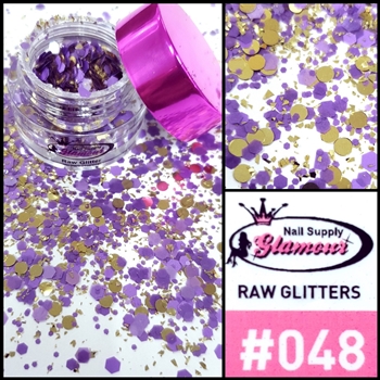 Glamour RAW GLITTER # 048 ( Jar 7g )