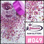 Glamour RAW GLITTER # 049 ( Jar 7g )