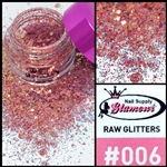 Glamour RAW GLITTER # 006 ( Jar 7g )