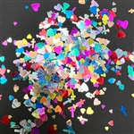 Hearts Valentines Raw Glitters 1/4oz #22