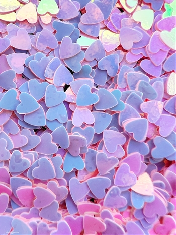 HEARTS Valentines Raw Glitter 1/4oz #41