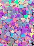 HEARTS Valentines Raw Glitter 1/4oz #47
