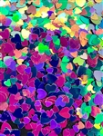 HEARTS Valentines Raw Glitter 1/4oz #49