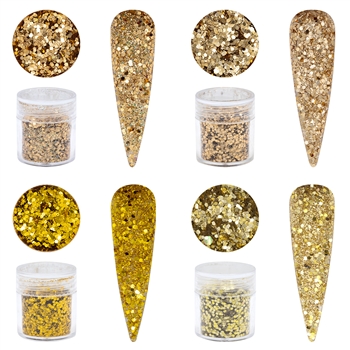 Raw Glitter Jar Set #39