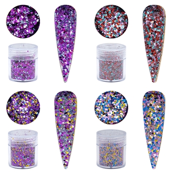 Raw Glitter Jar Set #40