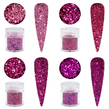 Raw Glitter Jar Set #50