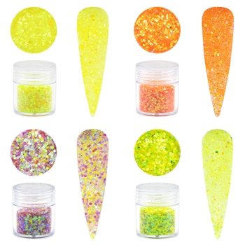 Raw Glitter Jar Set #51