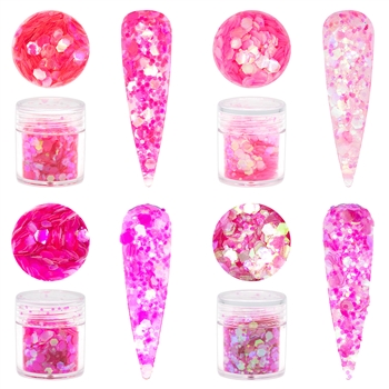 Raw Glitter Jar Set #56