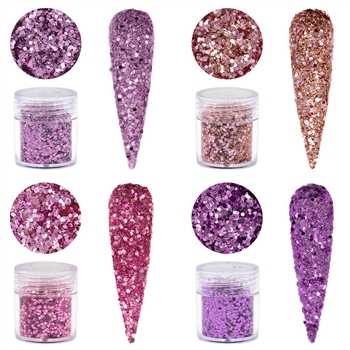 Raw Glitter Jar Set #62