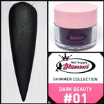 Glamour SHIMMER Acrylic Collection DARK BEAUTY #01 1oz