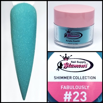 Glamour SHIMMER Acrylic collection FABULOUSLY 1 oz #23