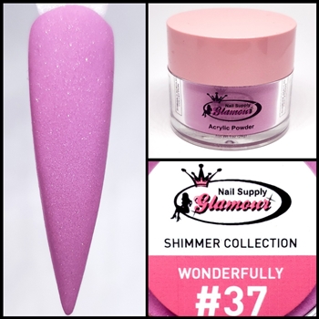 Glamour SHIMMER Acrylic collection WONDERFULLY 1 oz #37