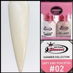 SHIMMER Gel Polish / Nail Lacquer DUO SOFT AND PEACEFUL #02