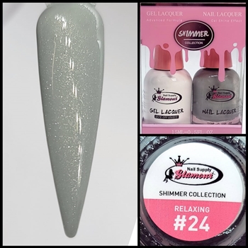 SHIMMER Gel Polish / Nail Lacquer DUO RELAXING #24