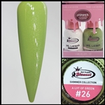 SHIMMER Gel Polish / Nail Lacquer DUO A LOT OF GREEN #26