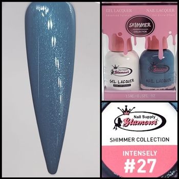 SHIMMER Gel Polish / Nail Lacquer DUO INTENSELY #27