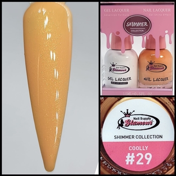 SHIMMER Gel Polish / Nail Lacquer COOLLY #29