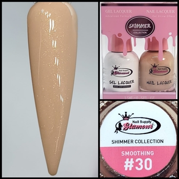 SHIMMER Gel Polish / Nail Lacquer SMOOTHING #30