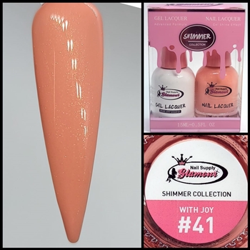 SHIMMER Gel Polish / Nail Lacquer WITH JOY #41