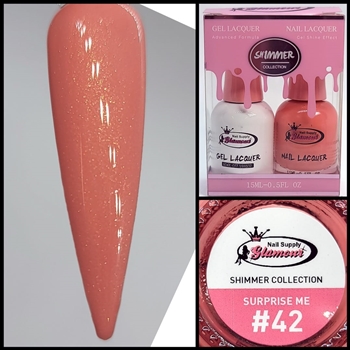 SHIMMER Gel Polish / Nail Lacquer SURPRISE ME #42