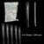 SQUARE 4XL Gel Nails / Full Cover Nail Tips ( Clear ) 240pcs