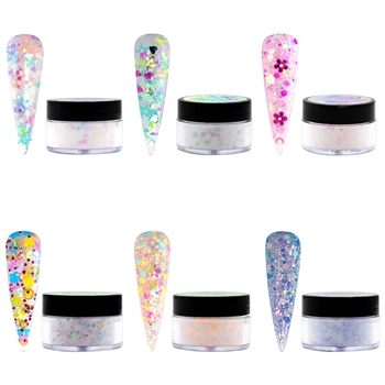 Spring Glitter Acrylic Collection #1