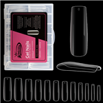 Square XXL Gel Nails / Press On Nail Tips ( Clear ) 120 pcs
