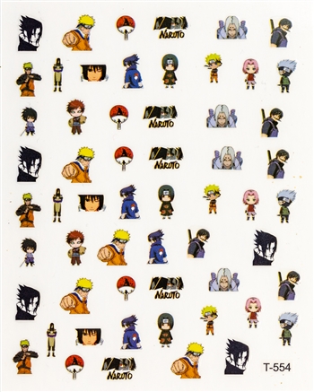 Naruto Nail Stickers # 473