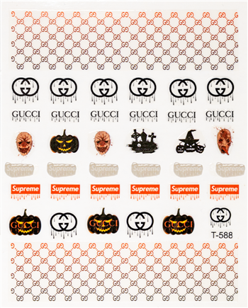 Halloween Nail Stickers # 505