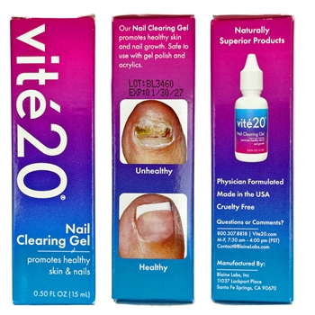 VITE 20 Nail Clearing Gel (0.50 Ounce) 1pc