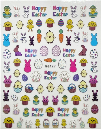 Easter Nail Stickers # 341