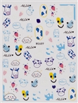 Nail Stickers # 396