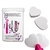 HEART LINT-FREE Nail Wipes (white) 200 pcs